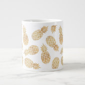 ananas GOUD ANANAS CHIQUE GLAMOUR Grote Koffiekop (Voorkant)