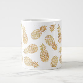 ananas GOUD ANANAS CHIQUE GLAMOUR Grote Koffiekop