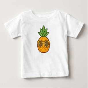 Ananas Grafisch met Zonnebril