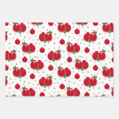Ananas Granaatappel Peer Inpakpapier Set van 3 Vel (Voorkant 2)