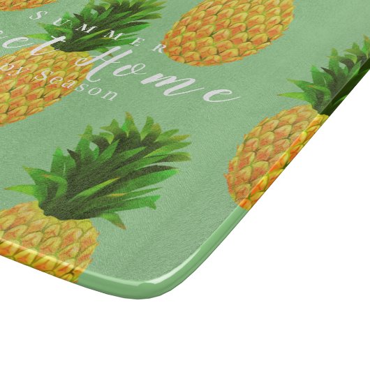 Ananas Green Snijplank (Hoek)