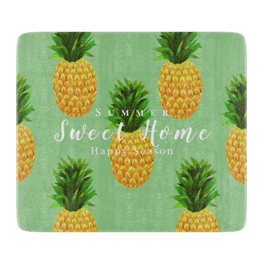 Ananas Green Snijplank (Voorkant)