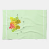 Ananas Green Theedoek (Horizontaal)