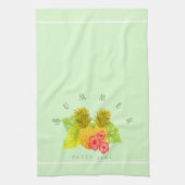 Ananas Green Theedoek (Verticaal)