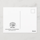 Ananas Groen Smoothie Recept Briefkaart (Achterkant)