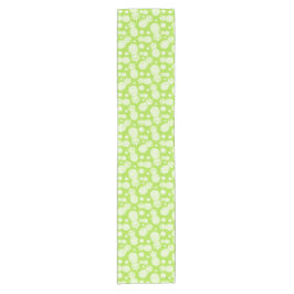 Ananas groene witte tafelblad korte tafelloper