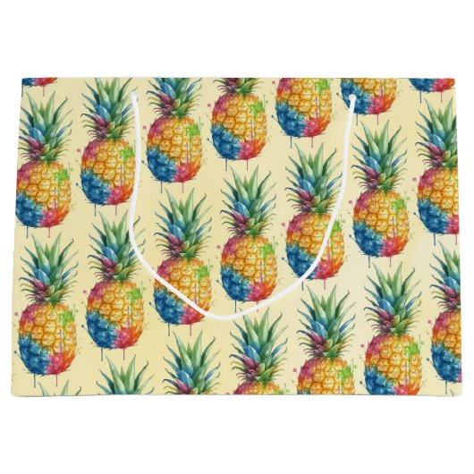 Ananas Groot Cadeauzakje (Voorkant)