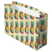 Ananas Groot Cadeauzakje (Achterkant Gekanteld)