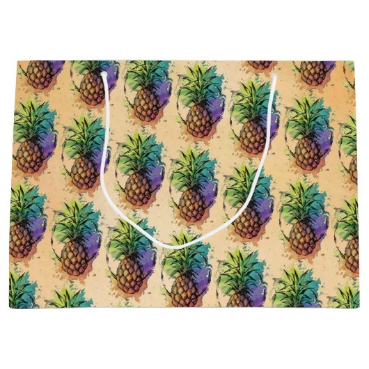 Ananas Groot Cadeauzakje (Voorkant)