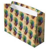Ananas Groot Cadeauzakje (Achterkant Gekanteld)