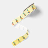 Ananas Grosgrain Lint (Achterkant)