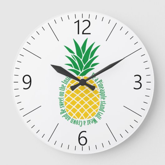 ananas grote klok (Voorkant)