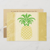 Ananas Hartelijk Dank Kaarten (Voorkant / Achterkant)