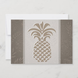 Ananas Hartjes Bedankkaartjes Bedankkaart