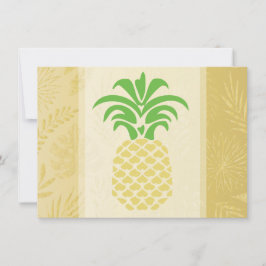Ananas Hartjes Bedankkaartjes Bedankkaart