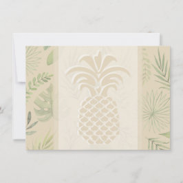 Ananas Hartjes Bedankkaartjes Bedankkaart