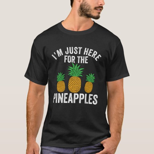 Ananas Hawaii Fruit Ananas Hawaïaanse Mannen Wom T-shirt (Voorkant)