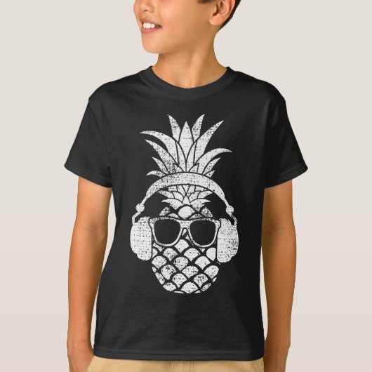 Ananas Hawaiian Aloha Beach Fruit Cockt T-shirt (Voorkant)