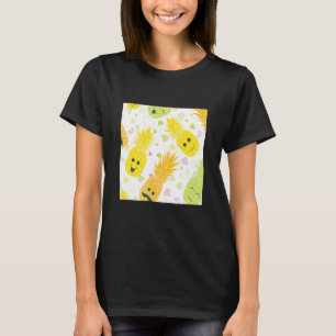 Ananas heeft naadloze gezichten t-shirt
