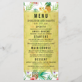Ananas & Hibiscus Bestemming Bruiloft Menu