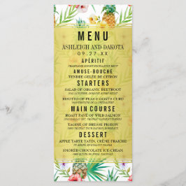 Ananas & Hibiscus Bestemming Bruiloft Menu