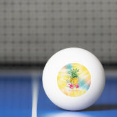 Ananas,Hibiscus Waterverf Regenboog Tie Dye Pingpongbal (Net)