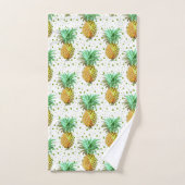 Ananas illustratiepatroon bad handdoek (Handdoek)