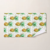 Ananas illustratiepatroon bad handdoek (Handdoek)