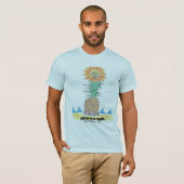 ananas in de zon t-shirt (Voorkant volledig)