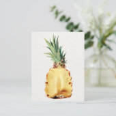 Ananas in halve Waterverf Briefkaart (Staand voorkant)