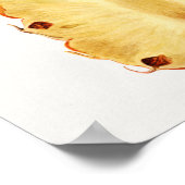 Ananas in halve Waterverf Poster (Hoek)