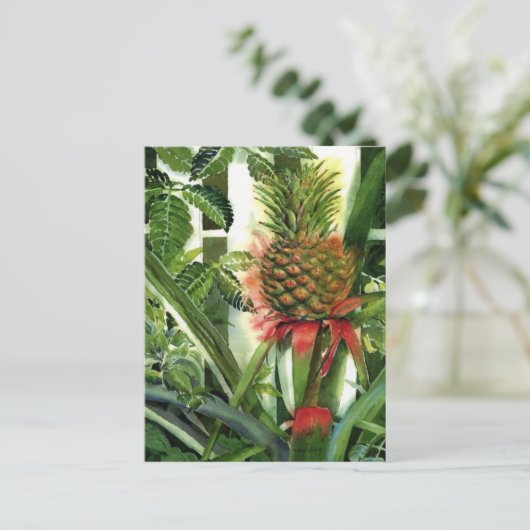 Ananas in het Oerwoud Briefkaart (Staand voorkant)