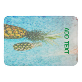 Ananas in het zwembad is een mooie stijl voor u badmat