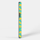 Ananas in turkoois kleur iPhone hoesje (Rechterkant)