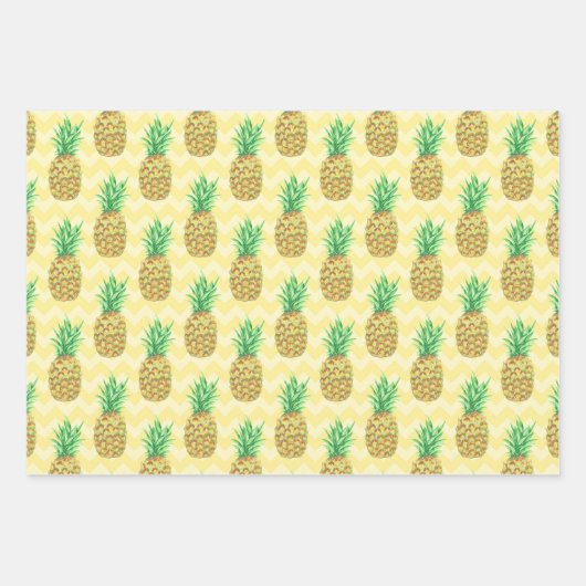 ananas inpakpapier vel (Voorkant)
