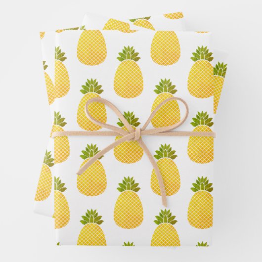 ananas inpakpapier vel (In situ)
