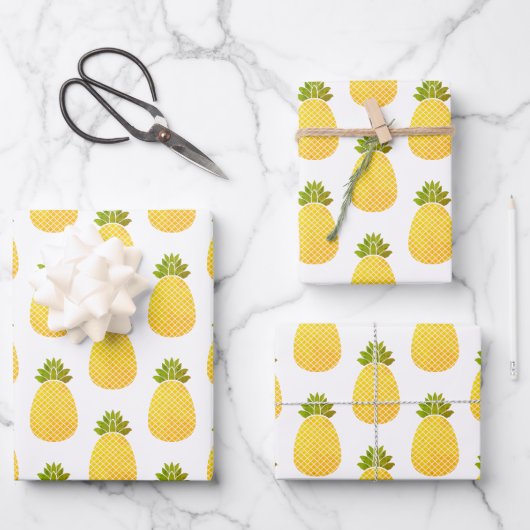 ananas inpakpapier vel (Voorkant)