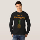 Ananas Instant Lazy Halloween Costume Fruit Quo T-shirt (Voorkant volledig)