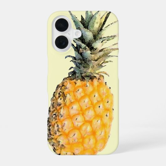 ananas iPhone 16 hoesje (Achterkant)