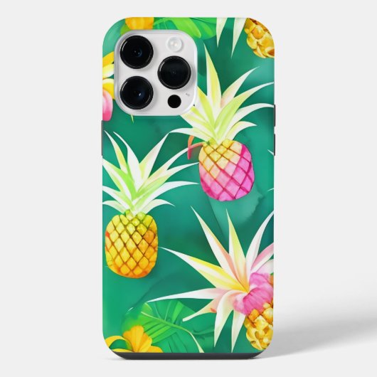 Ananas  iPhone hoesje (Achterkant)