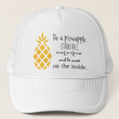 Ananas is een Pet van ananas Gezegde Trucker (Voorkant)