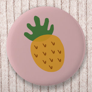 ananas IVF Bewustmaking van acute roze onvruchtb Ronde Button 5,7 Cm