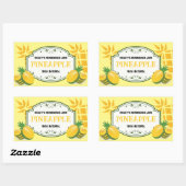 Ananas Jam Label Sticker (Vel)