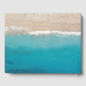 Ananas Jar String Lights Tropische Strand Bruiloft Gastenboek (Achterkant)