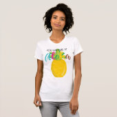 Ananas Je had me bij Aloha T-shirt (Voorkant volledig)