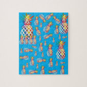 ananas Jigzaag Puzzle Daisy Legpuzzel (Verticaal)