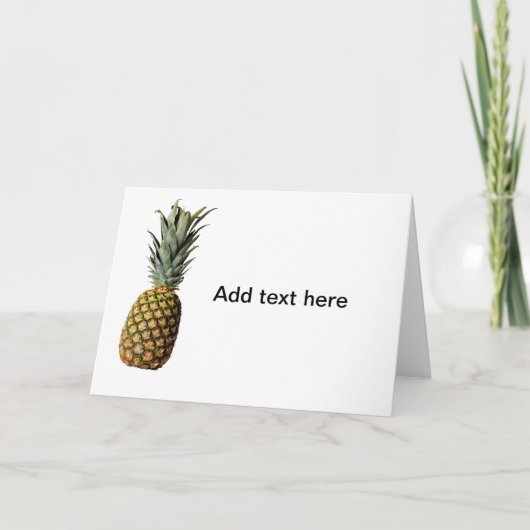 ananas kaart (Voorkant)