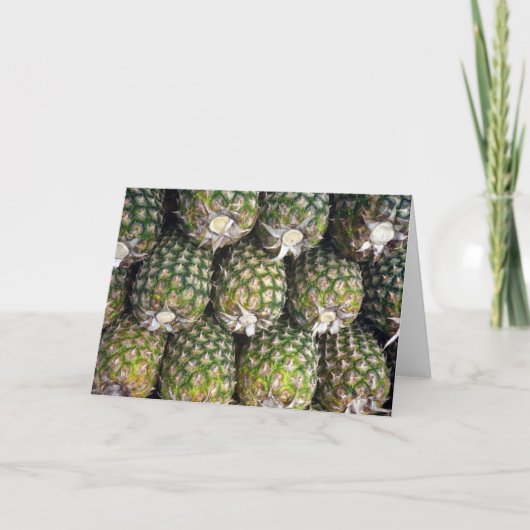 ananas kaart (Voorkant)