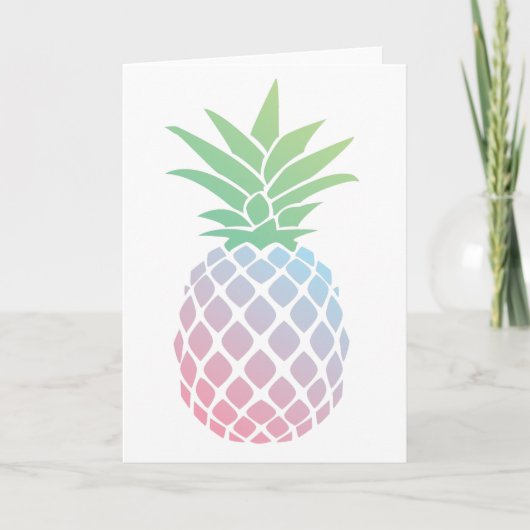 ananas kaart (Voorkant)