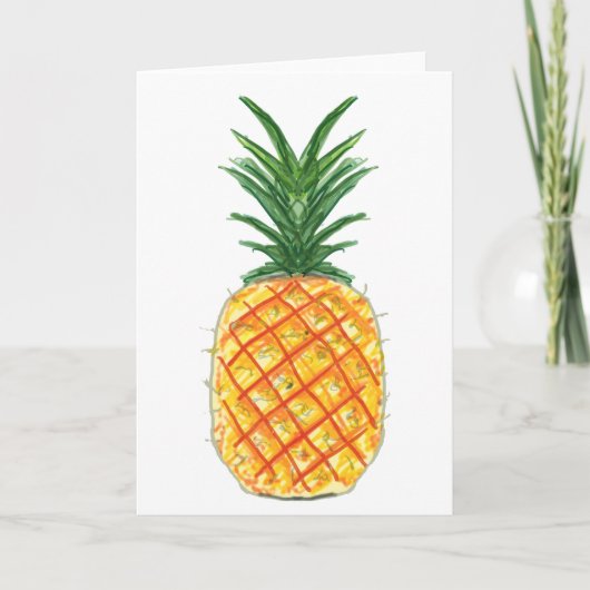 ananas kaart (Voorkant)